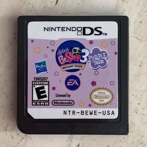 Littlest Pet Shop 3 Biggest Stars Purple Team Nintendo DS Game LPS